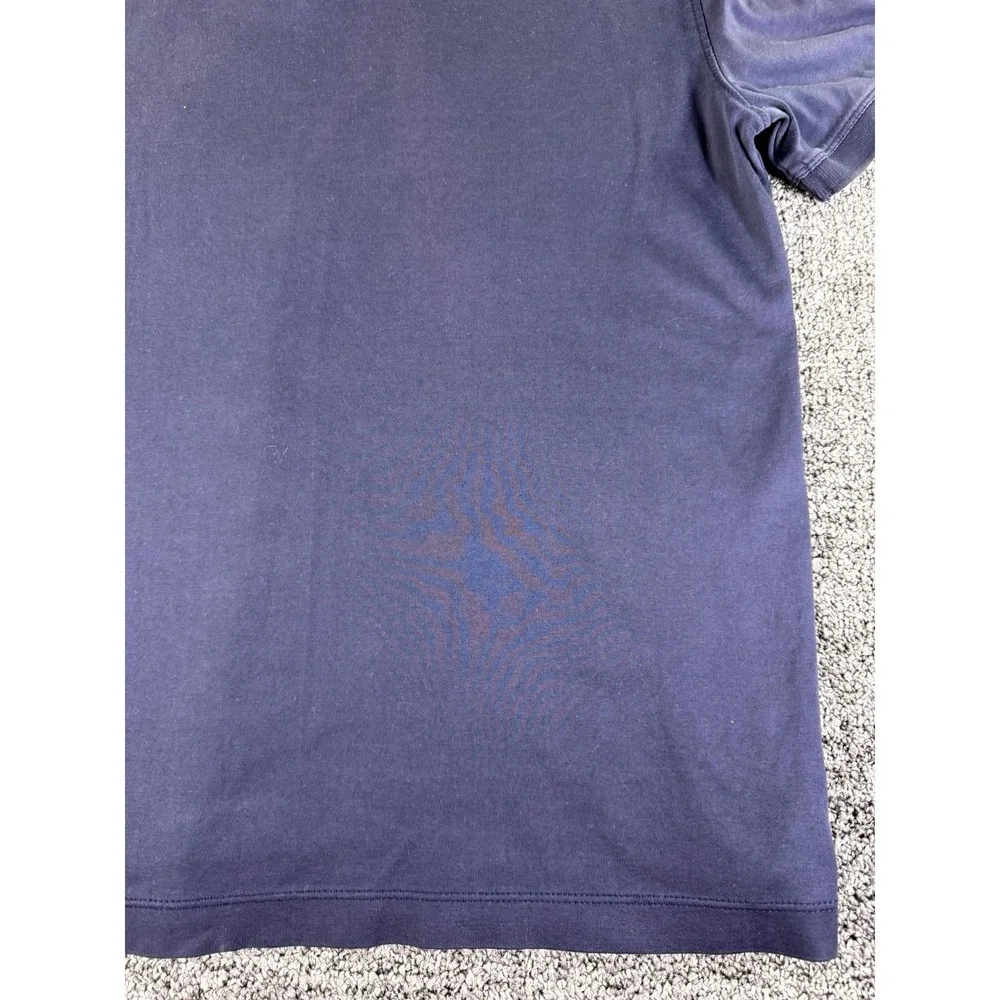 Banana Republic Luxe Touch Performance Polo Shirt Mens Medium Navy Blue Golf